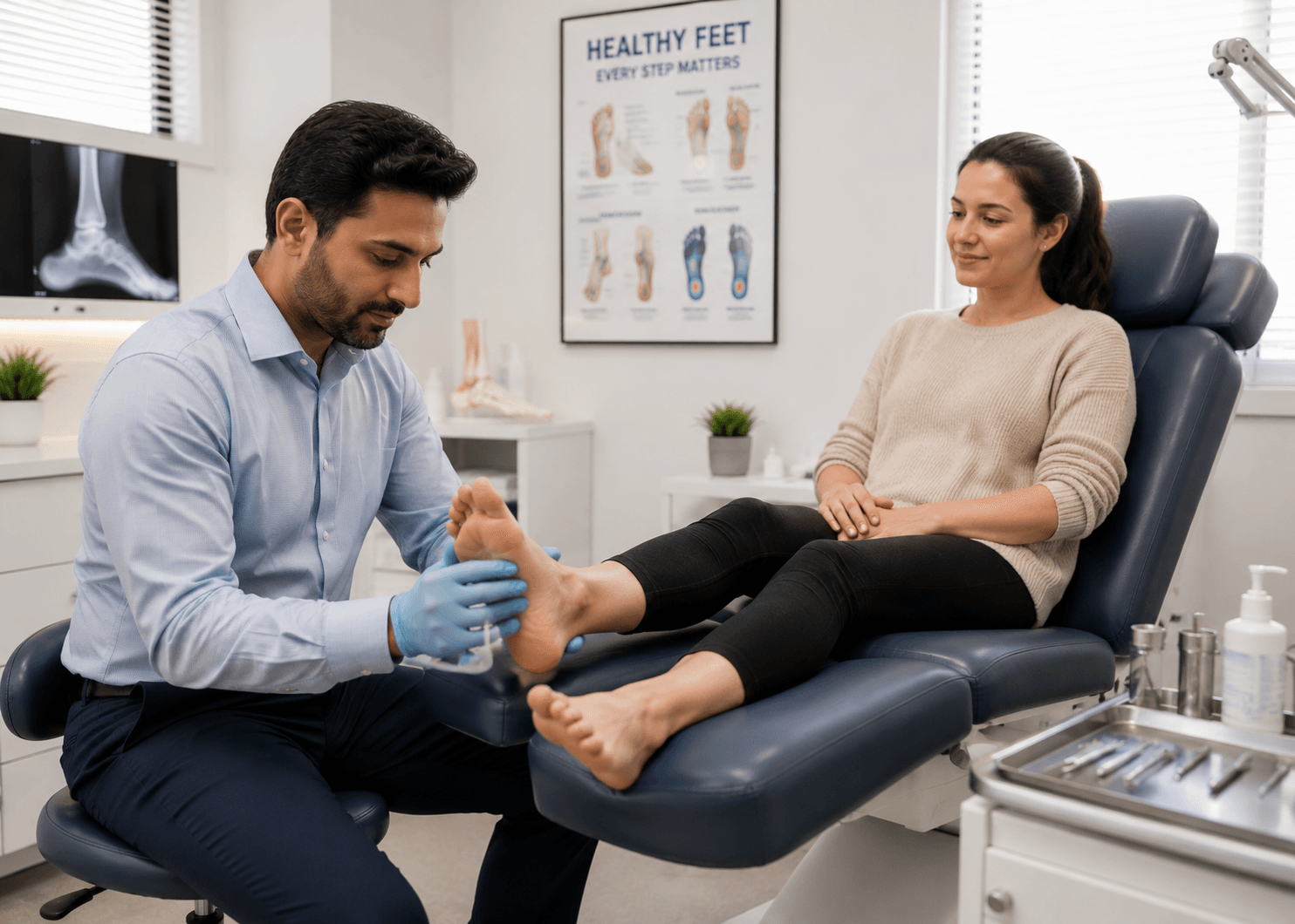 Podiatry clinic support with Clinic24